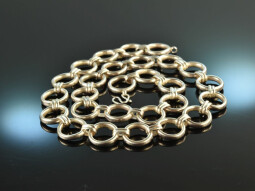 Around 1970! Beautiful vintage link chain silver 925