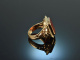 Um 1900! Sch&ouml;ner Wappen Siegel Ring mit Karneol Gold 333
