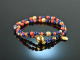 Ancient Chic! Fancy Armband 2reihig Koralle Lapislazuli Sodalith Silber 925 vergoldet