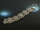 Austria around 1950! Beautiful traditional costume bracelet with amethysts silver 800