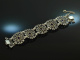 Austria around 1950! Beautiful traditional costume bracelet with amethysts silver 800