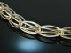 Around 1970! Large Vintage Design Statement Chain Silver 925