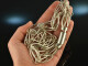 Around 1970! Large Vintage Design Statement Chain Silver 925