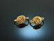 Austria around 1880! Charming earrings gold 585