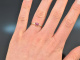 Warm Pink! H&uuml;bscher Ring mit rotem Turmalin und Brillanten Gold 585