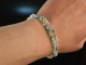 Caribbean Dream! Fancy Armband 2reihig Aquamarin und blauer Quarz Silber 925 vergoldet