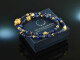 Queen of the night! Blue Fancy bracelet sapphire iolite lapis lazuli silver 925 gold plated