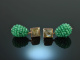 Mystic Moments! Drop earrings labradorite green onyx silver 925 rose gold plated