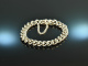 Around 1970! Heavy classic curb bracelet silver 835