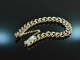 Around 1970! Heavy classic curb bracelet silver 835