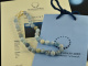 Vivid Blue! Beautiful grained aquamarine necklace silver 925 gold plated