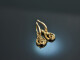 Um 1910! Exquisite Belle Epoque Ohrringe mit Diamanten Gold 585 Platin