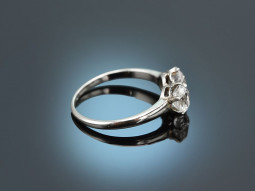 Um 1930! Ring mit Altschliffdiamanten zus. ca. 1,2 ct...