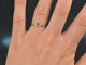 Um 1910! Feiner Rubin Ring mit Diamanten Gold 585 und Platin