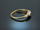 Um 1910! Feiner Rubin Ring mit Diamanten Gold 585 und Platin