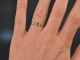 Um 1910! Feiner Rubin Ring mit Diamanten Gold 585 und Platin