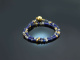 K&ouml;nigin der Nacht! Fancy Armband 2reihig Lapislazuli und Saphir Silber 925 vergoldet