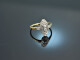 Um 1910! Historischer Ring mit Diamanten Gold 585