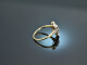 Um 1910! Historischer Ring mit Diamanten Gold 585