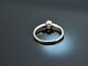 Um 1920! Art Deco Altschliff Diamant Ring ca. 0,25 ct Wei&szlig; Gold 585