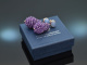 Flowering Lavender! Tropfen Ohrringe blauer Achat Amethyst Silber 925 ros&eacute; vergoldet