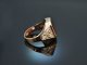 Um 1930! Sch&ouml;ner Wappen Siegel Ring mit Karneol Gold 333