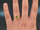 Square Green! Schlichter Ring mit Peridot Gold 750