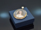 Austria around 1870! Beautiful portrait miniature pendant gold 585