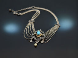 Around 1950! Beautiful traditional dirndl necklace with...