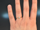 Um 1980! Klassischer Verlobungs Ring mit Brillant 0,25 ct Gold 585