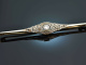 Um 1910! Feine Brosche mit Diamanten Gold 585 und Platin