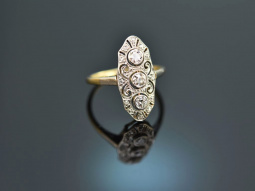 Um 1910! Wundersch&ouml;ner Belle Epoque Diamant Ring...
