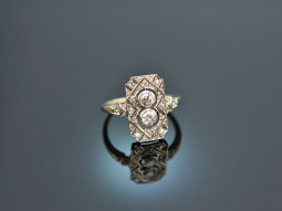 &Ouml;sterreich um 1930! Art Deco Ring mit Diamanten ca....
