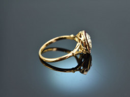 Frankreich um 1900! Historischer Rubin Ring mit Diamant...