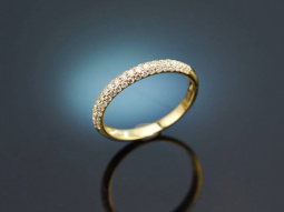 Klassisch sch&ouml;n! Ring mit Brillanten Gold 750