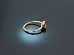 Pretty Pink! Ring mit rosa Turmalin Ros&eacute; Gold 750
