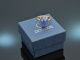 Fine Blue! Ring mit gro&szlig;em Saphir Cabochon Gold 585