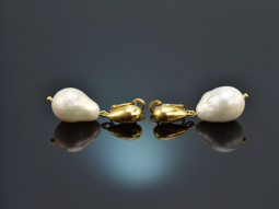 Timeless! Elegante Ohrringe Zucht Perlen Tropfen Silber...