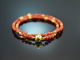 Lovely Corals! Fancy Armband 2reihig Mittelmeer Koralle Silber 925 vergoldet