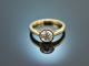 Um 1910! Ring mit Solit&auml;r Altschliff Diamant 1,33 Carat Gold 750