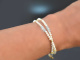 Tiny Pearls! Zartes Fancy Armband mit Aquamarin und Zuchtperlen Silber 925 vergoldet