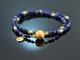 Blue Tones! Fancy Armband mit Saphir Sodalith Lapislazuli...