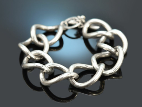 Around 1970! Chic vintage bracelet silver 835