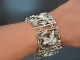 Around 1925! Rare figurative Art Deco bracelet silver 800