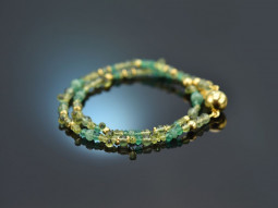 Hopeful Green! Fancy bracelet peridot emerald apatite...