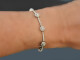 Around 1990! Beautiful diamond bracelet ca. 2.4 ct white gold 585