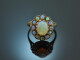 Sheffield around 1960! Beautiful opal ring gold 375