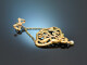 France around 1900! Beautiful Art Nouveau pendant with 750 gold seed pearl