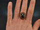 Holland um 1950! Besonders sch&ouml;ner Granat Ring Rotgold 585