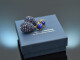 Blues Blue! Tropfen Ohrringe mit Iolith und Lapislazuli Silber 925 vergoldet